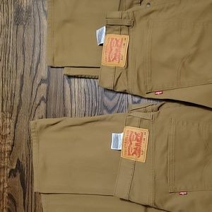 2 pair Levi's 513 pants, 36 x 34